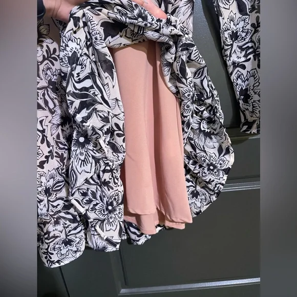 For Love and Lemons Gracie Mini Dress Cream Floral - Picture 7 of 10